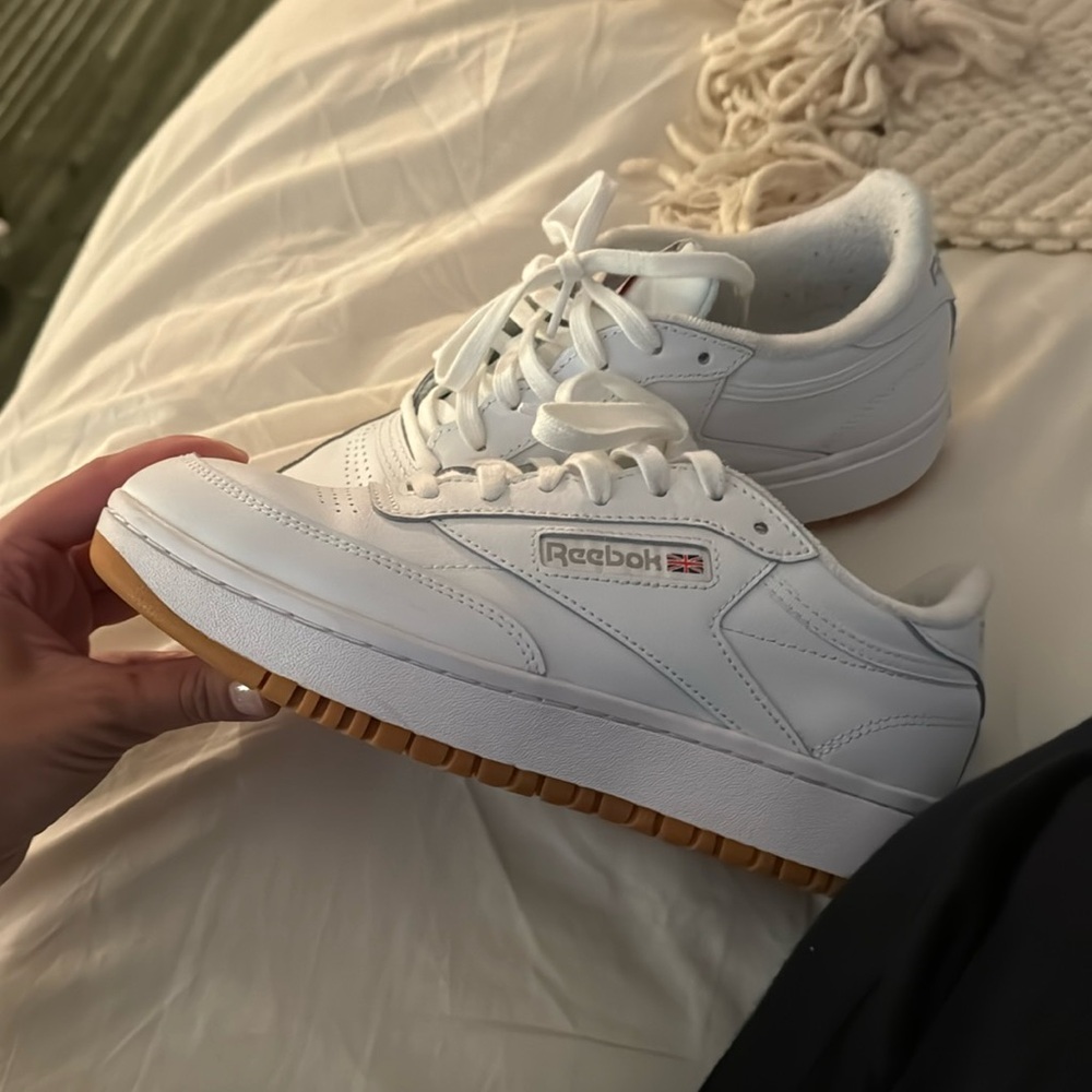 Reebok Women’s Club C Double Sneaker in White